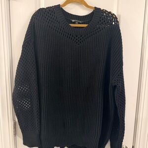 Athleta Black Knit Sweater